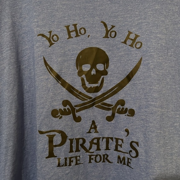 Bella Canvas Pirate Yo Ho Shirt - Picture 2 of 4